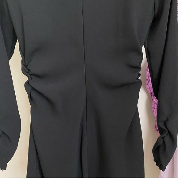 ZARA Gathered Mini Dress - Picture 6 of 10